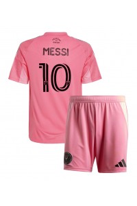 Fotbalové Dres Inter Miami Lionel Messi #10 Dětské Domácí Oblečení 2025-26 Krátký Rukáv (+ trenýrky)